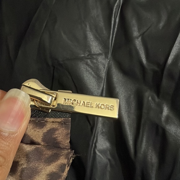 Leopard print Michael Kors puffer jacket - Picture 5 of 11